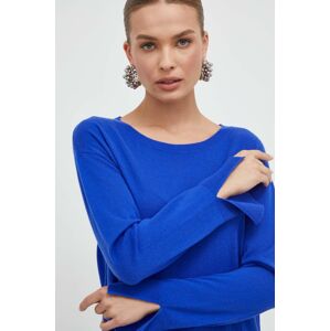 Vlněný svetr MAX&Co. dámský, tmavomodrá barva, lehký