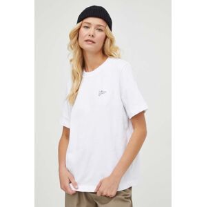 Bavlněné tričko Mercer Amsterdam bílá barva