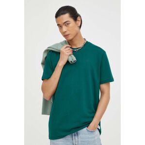 Bavlněné tričko Mercer Amsterdam zelená barva