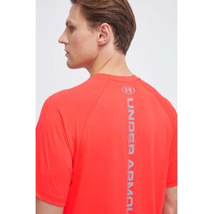Tréninkové tričko Under Armour Tech růžová barva, s potiskem