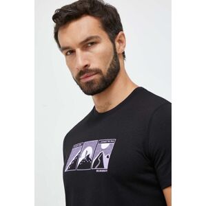 Sportovní tričko Mammut Core černá barva, s potiskem
