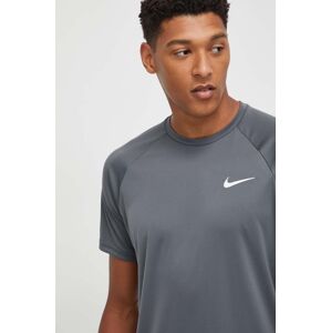 Tréninkové tričko Nike šedá barva