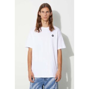 Bavlněné tričko Wood Wood Ace t-shirt bílá barva, 10005710.2222
