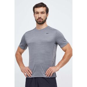 Tréninkové tričko Reebok Motionfresh Athlete šedá barva