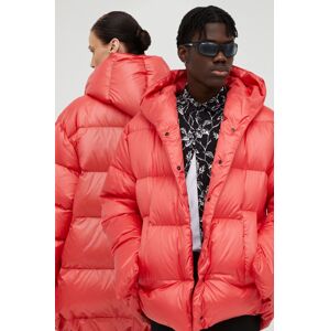 Péřová bunda MMC STUDIO Jesso dámská, růžová barva, zimní, oversize