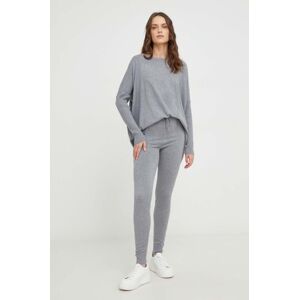Set svetru a kalhot Answear Lab šedá barva