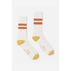 Ponožky Universal Works Sport pánské, oranžová barva, 22754.ECRU.ORANGE-ECRUORANGE