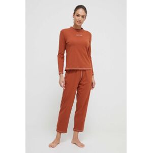 Pyžamo Calvin Klein Underwear oranžová barva