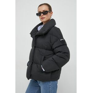 Péřová bunda Blauer dámská, černá barva, zimní, oversize