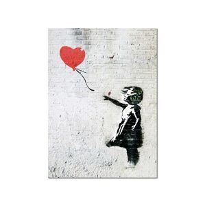Reprodukce Banksy, Dívka s balonkem 50 x 70 cm