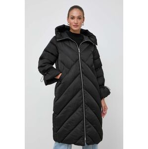 Péřová bunda Marella dámská, černá barva, zimní