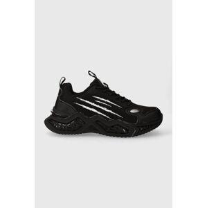Sneakers boty PLEIN SPORT Runner Tiger Scratch černá barva, USC0338 STE003N