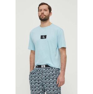 Bavlněné pyžamové tričko Calvin Klein Underwear s potiskem