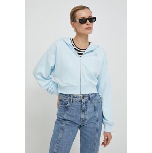 Mikina Calvin Klein Jeans dámská, s kapucí, hladká