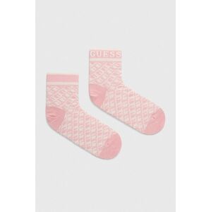 Ponožky Guess dámské, růžová barva, V4RZ00 ZZ00I