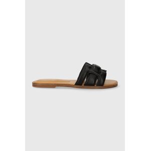 Kožené pantofle Aldo ELENAA dámské, černá barva, 13706552