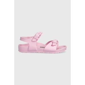 Dětské sandály Birkenstock Rio EVA Kids růžová barva