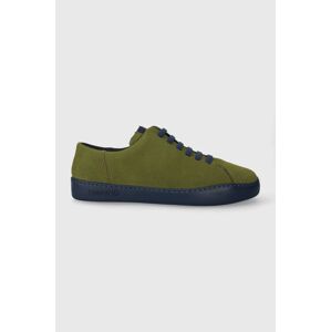 Semišové sneakers boty Camper Peu Touring zelená barva, K100479.048