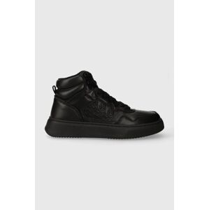 Kožené sneakers boty Steve Madden Jordee černá barva, SM12000550