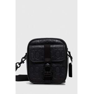 Kožená taška Coach BECK pánská, černá barva, CP267
