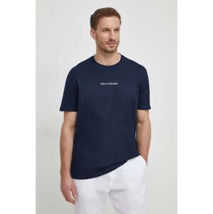 Bavlněné tričko Paul&Shark tmavomodrá barva, s potiskem, 24411069