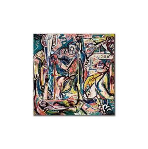 Reprodukce Jackson Pollock, Circumcision January 40 x 40 cm