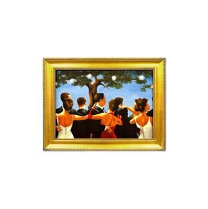 Olejomalba v rámu Jack Vettriano, The Singing Butler