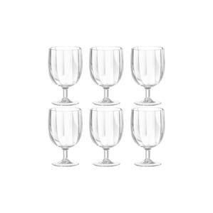 Sada sklenic na víno J-Line Glass Plastic 6-pack