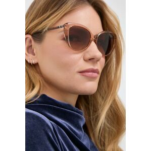 Sluneční brýle Burberry dámské, béžová barva