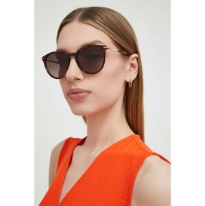 Sluneční brýle Carolina Herrera dámské, hnědá barva, HER 0230/S