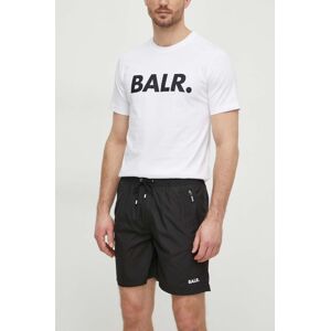 Plavkové šortky BALR. pánské, černá barva, B1451 1033