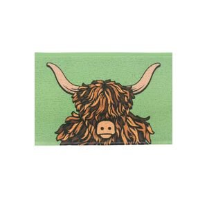 Rohož Artsy Doormats Highland Cow Door