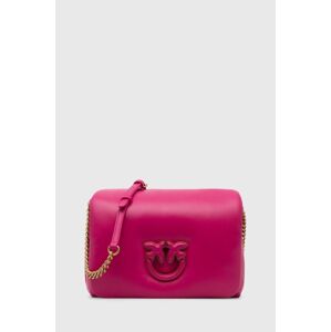 Kožená kabelka Pinko růžová barva, 101585.A10F