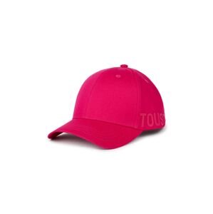 Bavlněná baseballová čepice Tous růžová barva