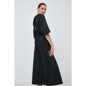 Šaty Liviana Conti černá barva, maxi