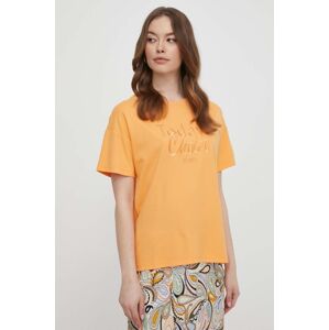Tričko Mos Mosh oranžová barva