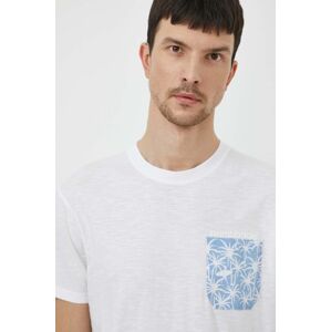 Bavlněné tričko Bomboogie bílá barva, s aplikací, TM8419TJSG4