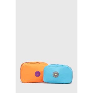 Kosmetická taška adidas by Stella McCartney 2-pack oranžová barva, IS2457