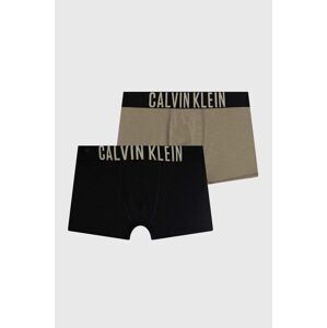Dětské boxerky Calvin Klein Underwear 2-pack šedá barva