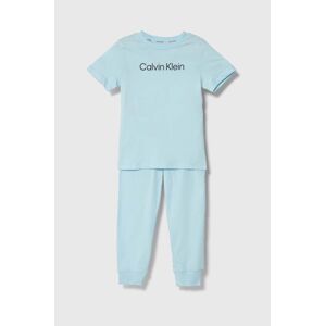 Dětské bavlněné pyžamo Calvin Klein Underwear s potiskem