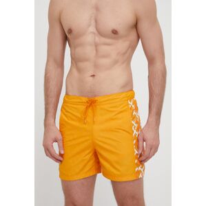 Plavkové šortky Tommy Hilfiger oranžová barva