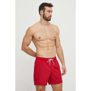 Plavkové šortky Hollister Co. červená barva