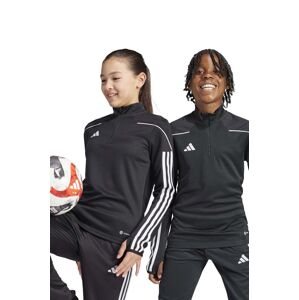 Dětské tričko s dlouhým rukávem adidas Performance TIRO23L TR TOPY černá barva, s aplikací