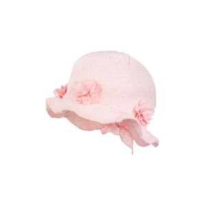 Dětská bavlněná čepice Jamiks AWELINE růžová barva
