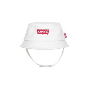 Dětská bavlněná čepice Levi's LAN LEVIS BATWING BUCKET CAP béžová barva