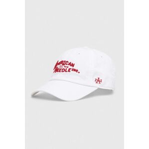 Bavlněná baseballová čepice American Needle Ballpark bílá barva, s aplikací