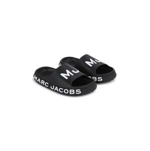 Dětské pantofle Marc Jacobs černá barva