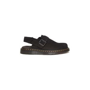 Semišové sandály Dr. Martens Jorge II pánské, černá barva, DM31563001