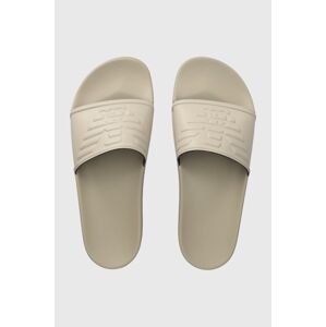 Pantofle Emporio Armani Underwear béžová barva, XVPS08 XN747 N840