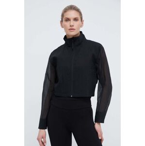 Tréninková bunda Calvin Klein Performance černá barva, přechodná